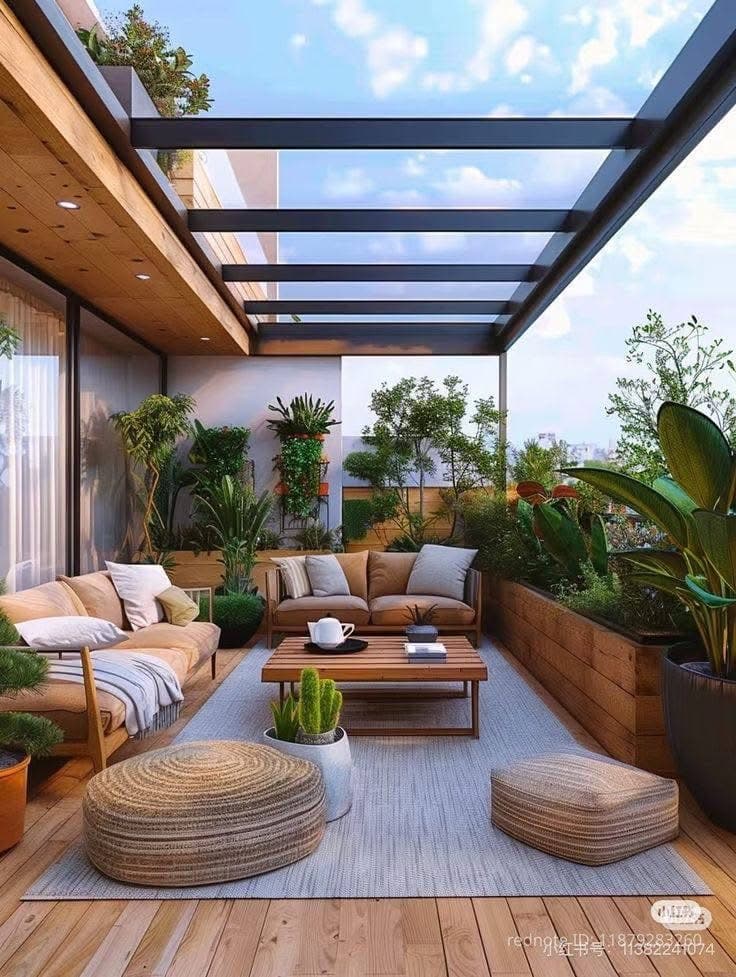 Garden gazebo with shade providing an outdoor seating area in Kenya