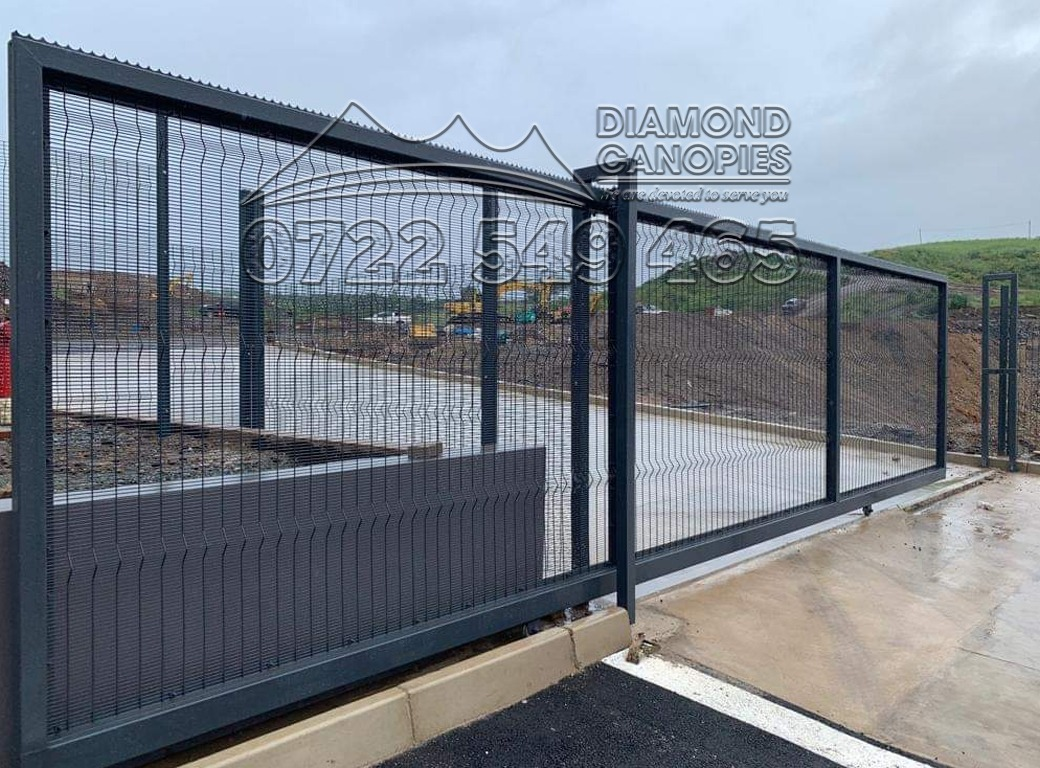 Clear view fence installation providing security with visibility in Kenya