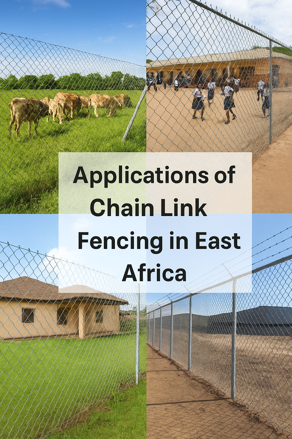 Applications of Chain Link Fencing in East Africa | Diamond Canopies