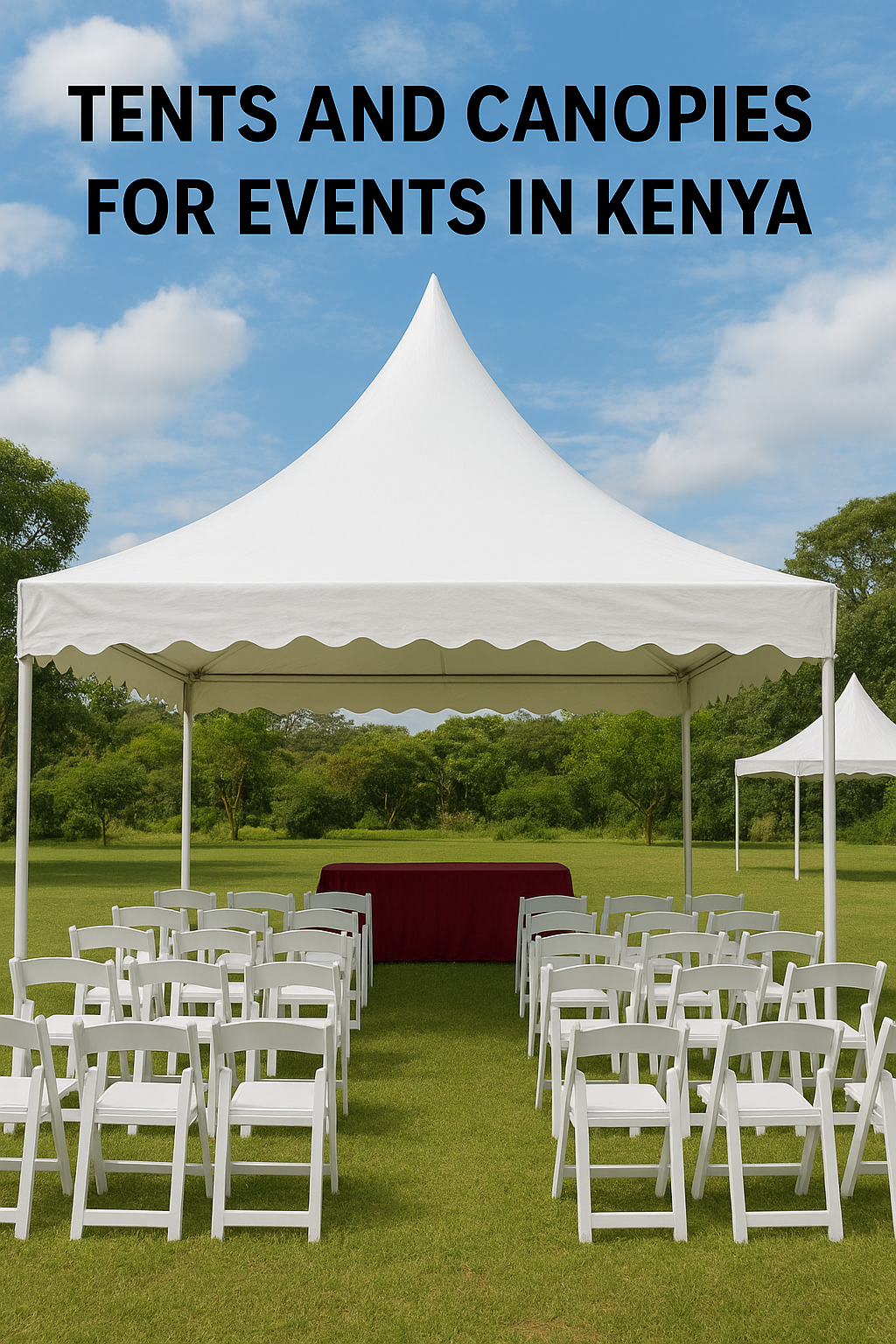 Tents and Canopies for Events in Kenya